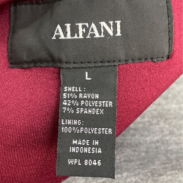 Alfani Women’s Magenta Button Closure Womens Blazer Jacket With Pockets Size L