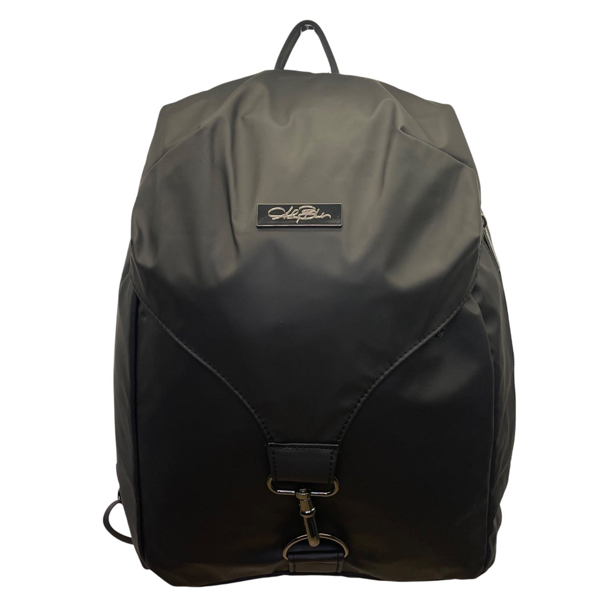 Ashley Black Women’s Black Nylon Secure Adjustable Straps Multi Pockets Backpack