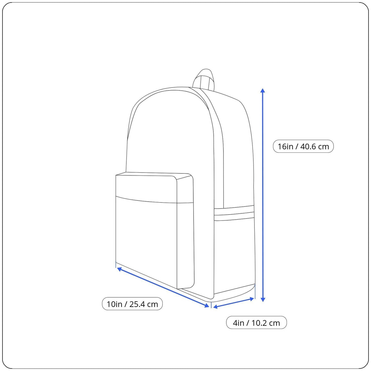 Ashley Black Women’s Black Nylon Secure Adjustable Straps Multi Pockets Backpack