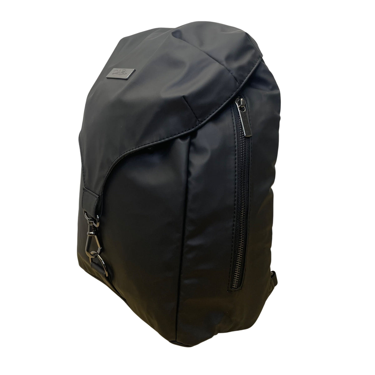 Ashley Black Women’s Black Nylon Secure Adjustable Straps Multi Pockets Backpack