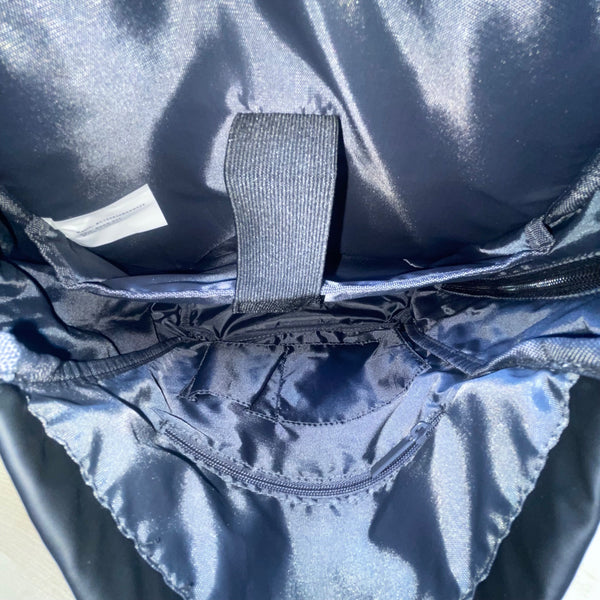 Ashley Black Women’s Black Nylon Secure Adjustable Straps Multi Pockets Backpack