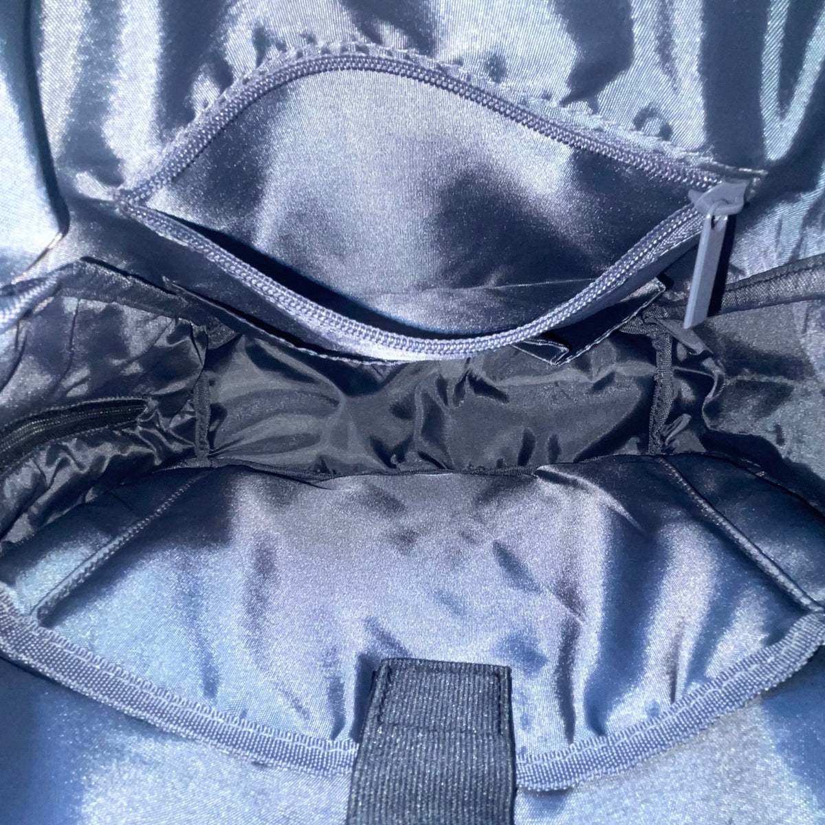 Ashley Black Women’s Black Nylon Secure Adjustable Straps Multi Pockets Backpack