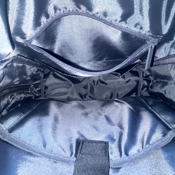 Ashley Black Women’s Black Nylon Secure Adjustable Straps Multi Pockets Backpack