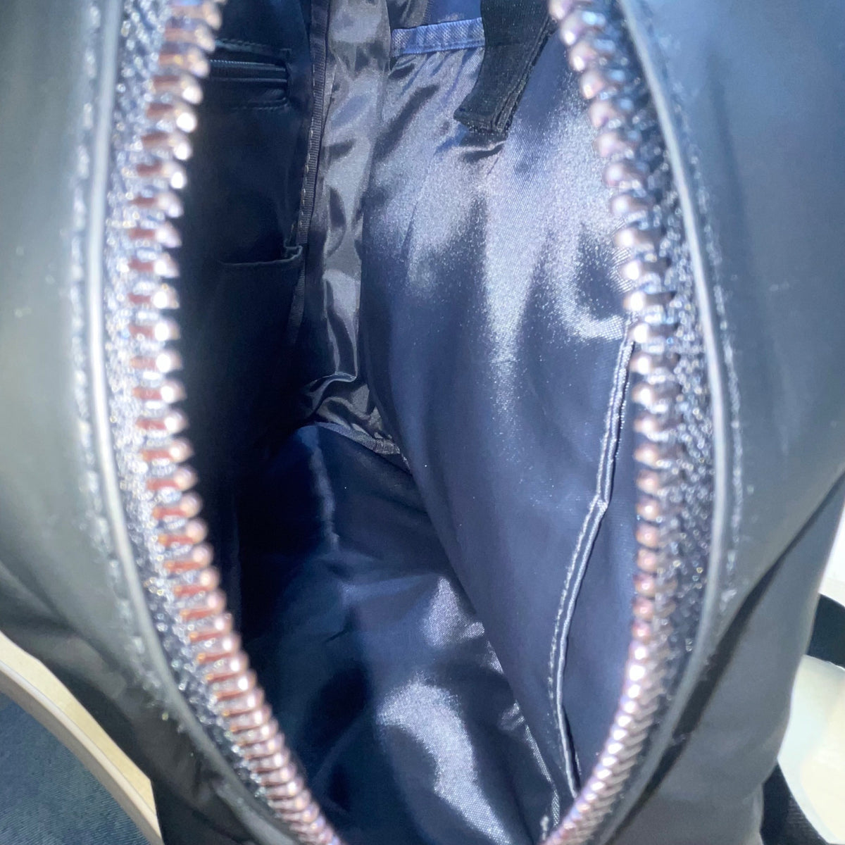 Ashley Black Women’s Black Nylon Secure Adjustable Straps Multi Pockets Backpack