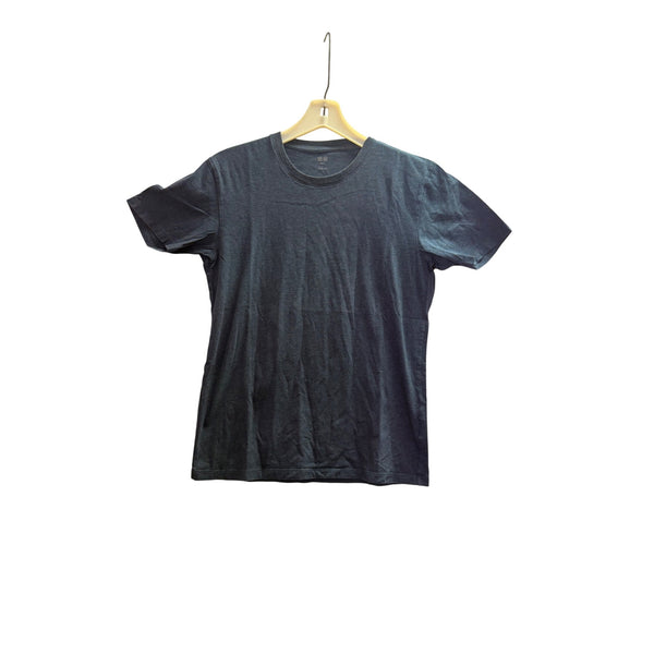 Uniqlo Men’s Dark Gray Cotton Crewneck Short Sleeve T-Shirt Size M