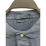 Polo Ralph Lauren Mens Blue Pima Cotton Soft Touch Short Sleeve Polo Shirt Size L