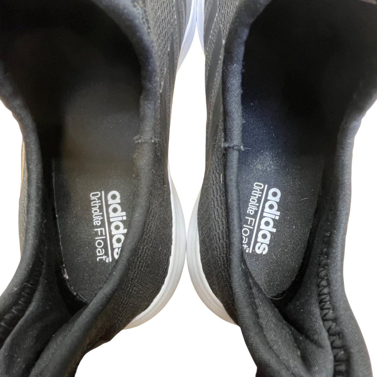 Adidas Mens Black Cloudfoam Ortholite Float Slip-On Athletic Shoes Size 7.5