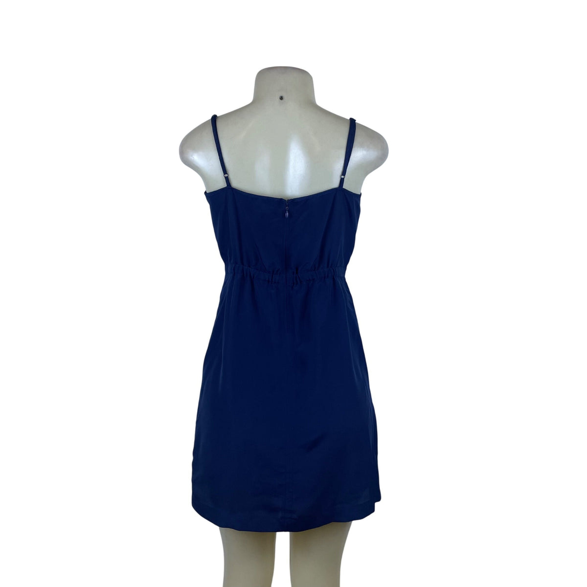 J.Crew Women’s Navy Polyester Spaghetti Strap Mini Dress Elegant Size 6