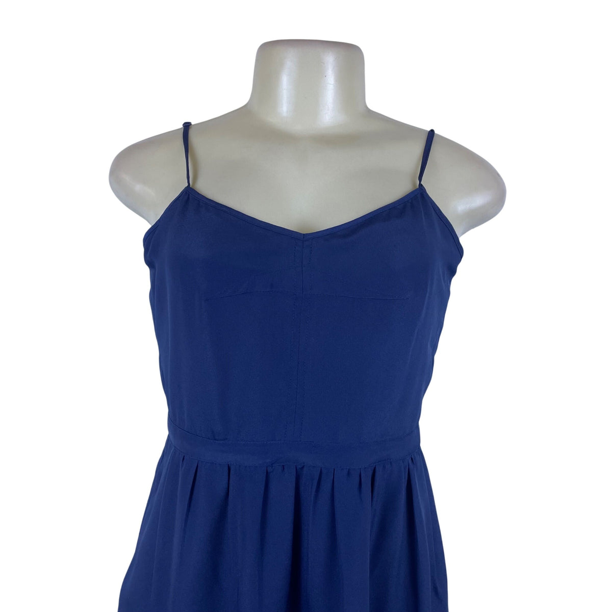 J.Crew Women’s Navy Polyester Spaghetti Strap Mini Dress Elegant Size 6