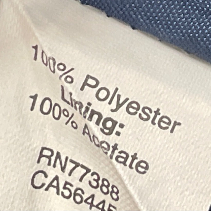 J.Crew Women’s Navy Polyester Spaghetti Strap Mini Dress Elegant Size 6