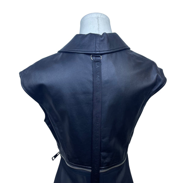 La Haine Inside Us Womens Black Polyester Sleeveless Sheer Maxi Sweater Size XS/S