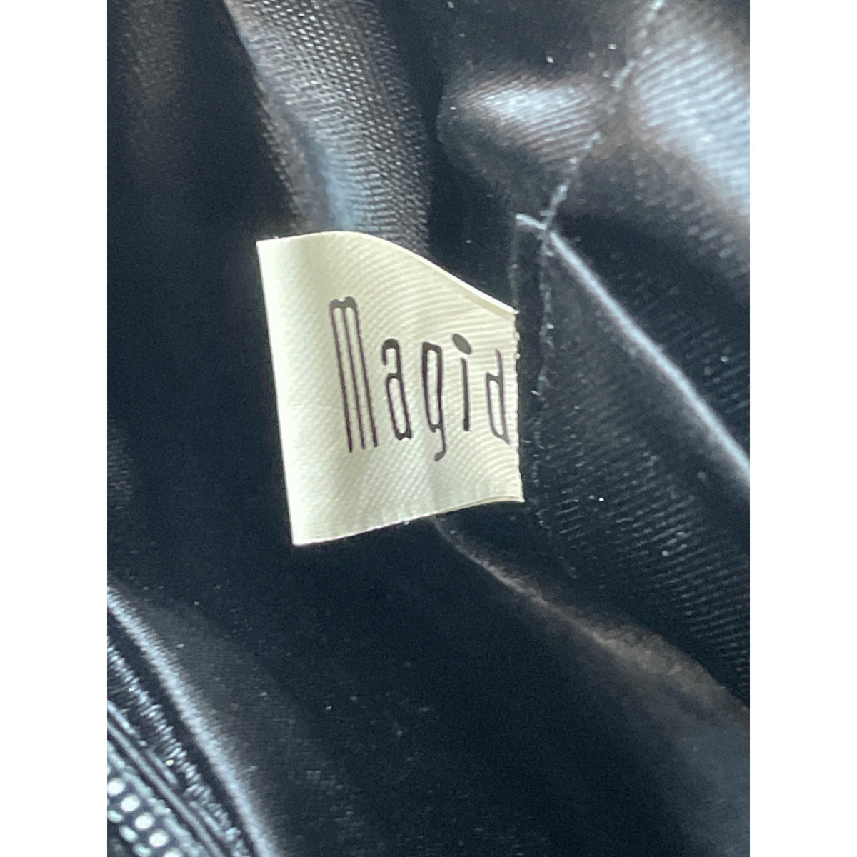 Magid Women's Black Beaded Evening Crossbody Small Bag Sz S - NWT