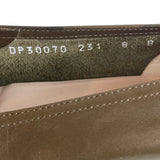 Vintage Salvatore Ferragamo Women's Olive Green Flat Shoes Sz 8B