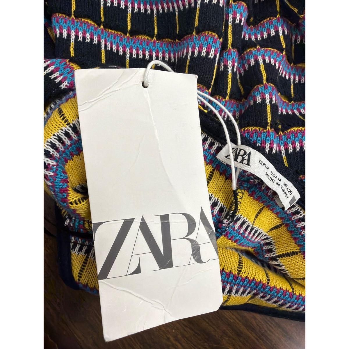 Zara Women's Black/Multi  Striped Romper Sleeveless Stretchy Design Sz M - New