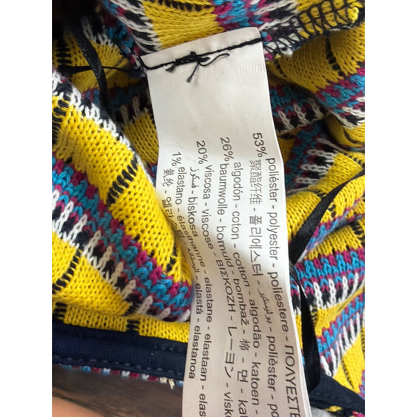 Zara Women's Black/Multi  Striped Romper Sleeveless Stretchy Design Sz M - New