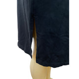 Gap Maternity Black Short Sleeve Tie-Back Midi Dress Size M