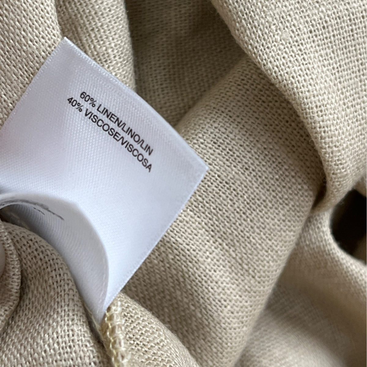 Anne Klein Women’s Sleeveless Beige Shirt Dress Back Pleat Detail Size 8 - New