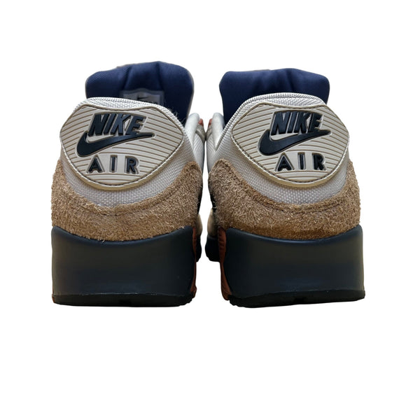 Nike Men’s Desert Sand Suede Mesh Black Swoosh Air Max 90 NRG Sneakers Size 9.5