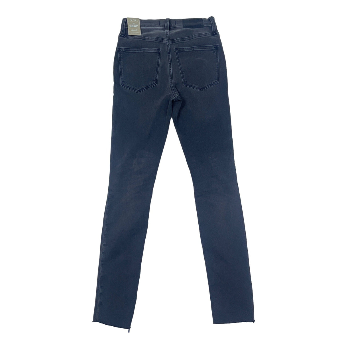 MadeWell 9" Mid Rise Women's Gray Skinny Jeans Sz 24 - NWT