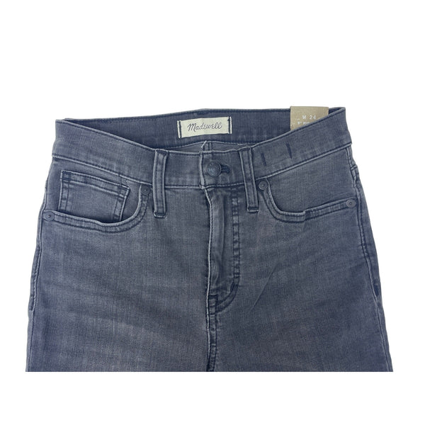 MadeWell 9" Mid Rise Women's Gray Skinny Jeans Sz 24 - NWT