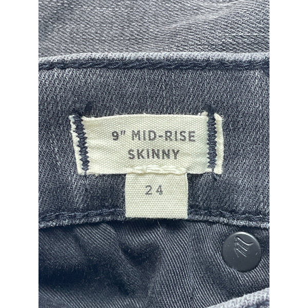 MadeWell 9" Mid Rise Women's Gray Skinny Jeans Sz 24 - NWT
