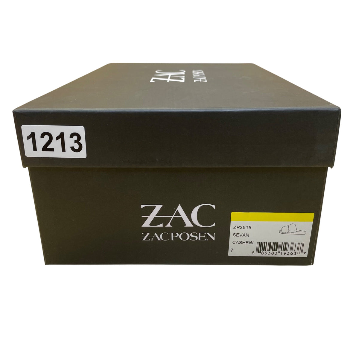 Zac Posen Women’s Cashew Faux Fur Open Toe Slide Sevan Sandals Size 7M