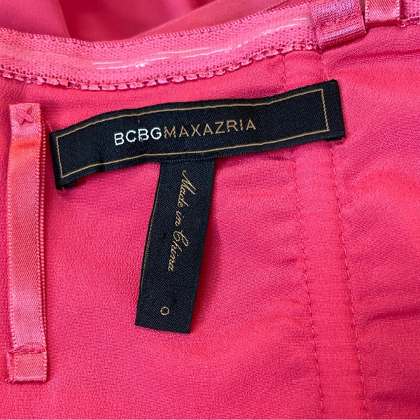Bcbg Maxazria Women's Fuchsia Bubble Dress Sz 0 (EUR 30)