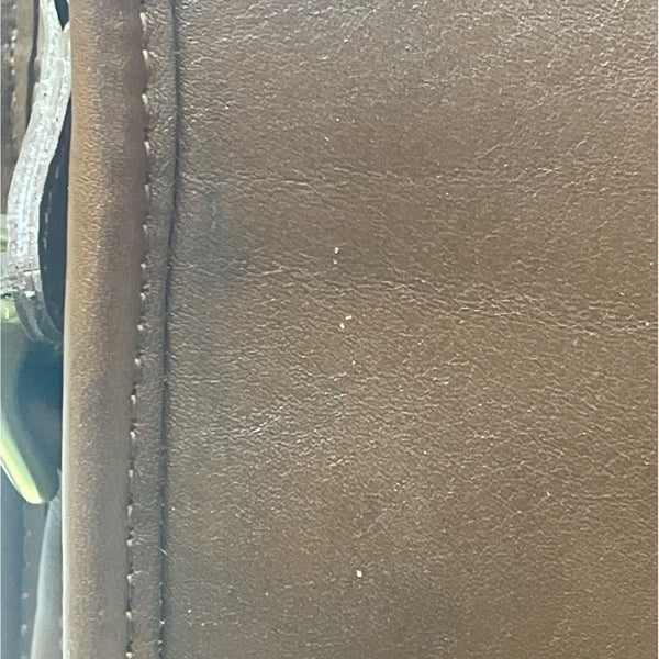 Coach Women's Brown Leather Messenger Crossbody Bag Sz S