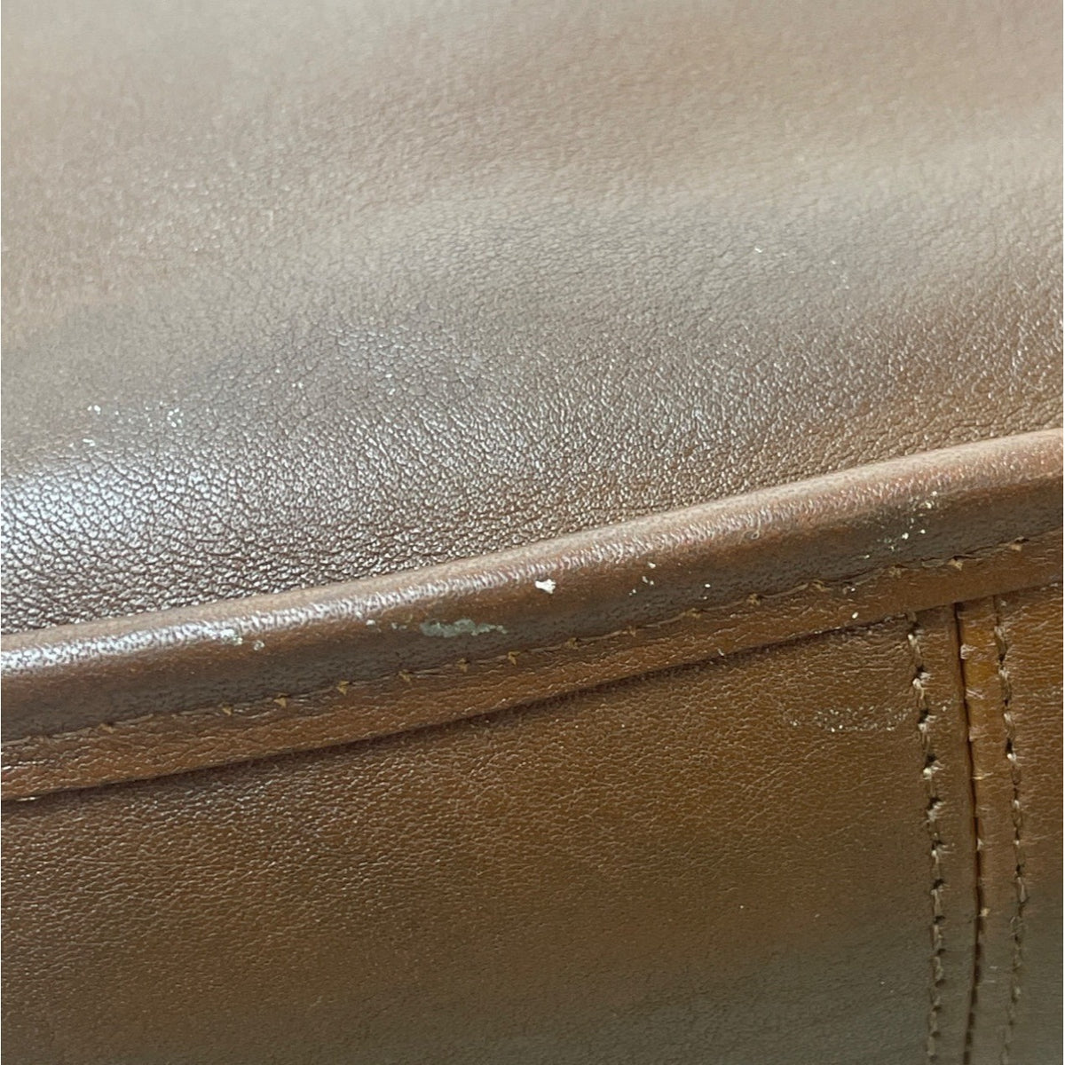 Coach Women's Brown Leather Messenger Crossbody Bag Sz S
