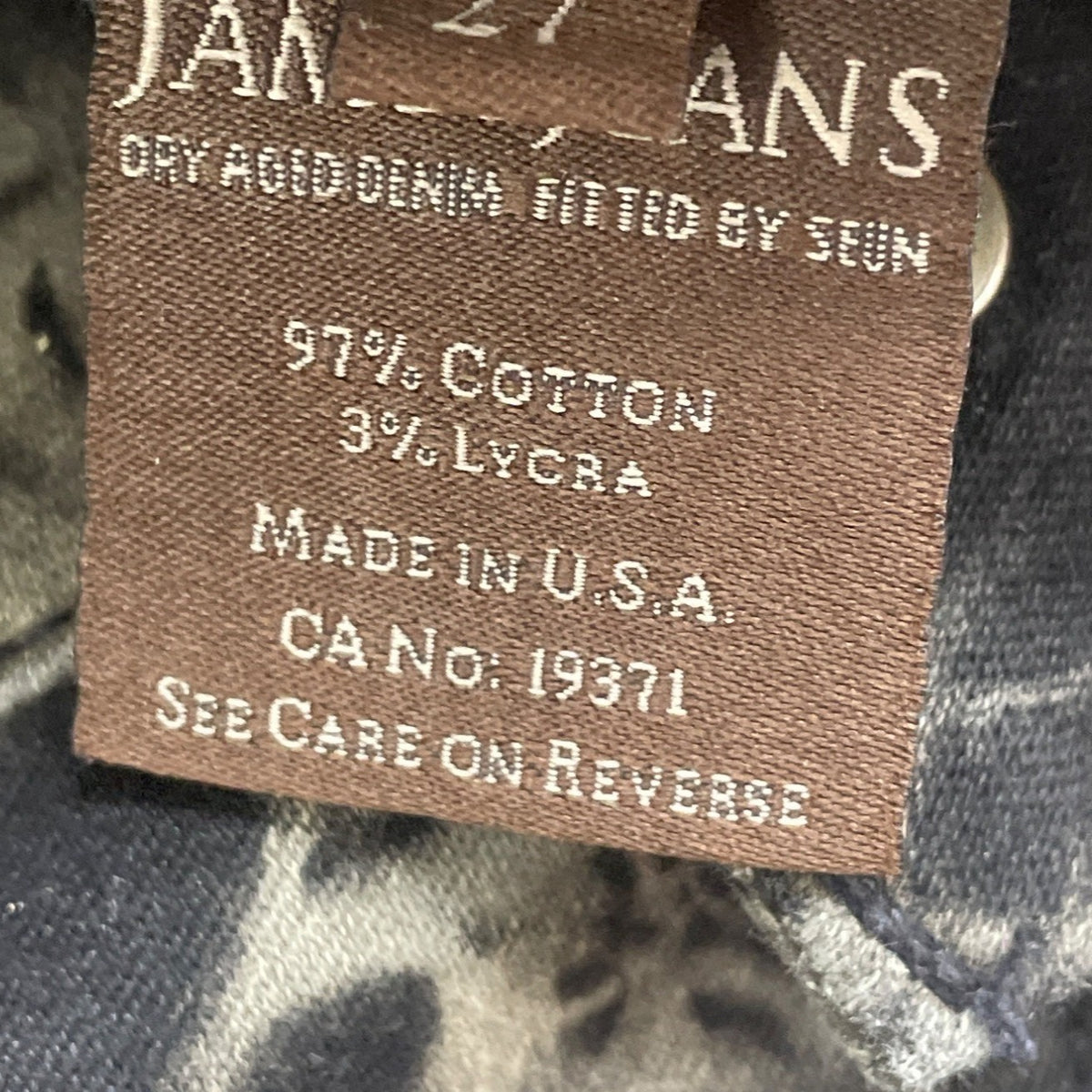 James Jeans  Black Tie-Dye Skinny Jeans Stylish Design