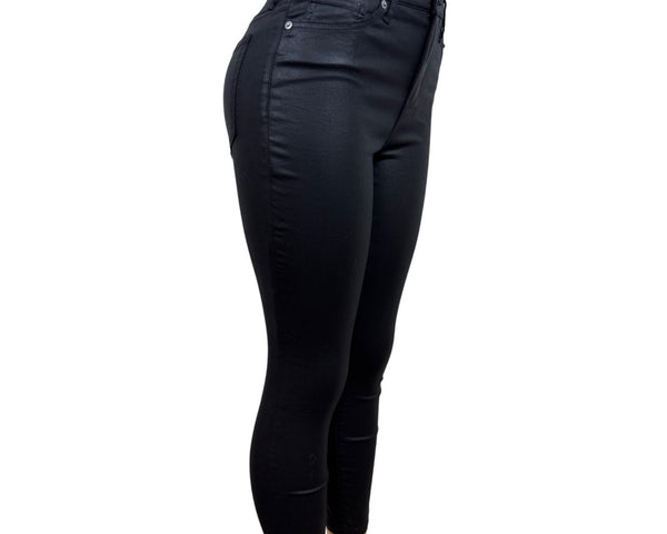Banana Republic Women Black Skinny Jeans High Waist Stretch Cropped Sz 26P - New