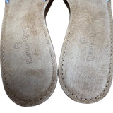 Etienne Aigner Women’s White Leather Salinas Heeled Sandals Size 6.5N