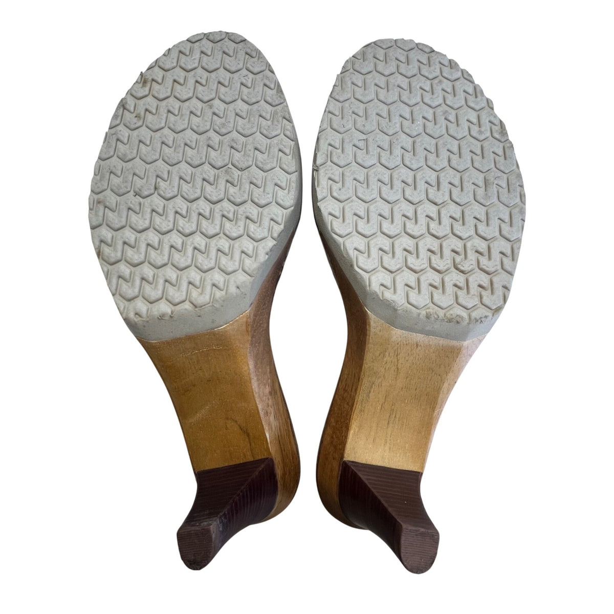 Etienne Aigner Women’s White Leather Salinas Heeled Sandals Size 6.5N