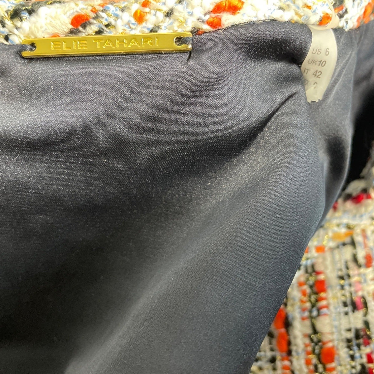 Elie Tahari Women’s Multicolor Sleeveless Shift Dress Sz 6