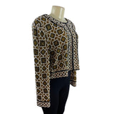 Vintage Niteline Hand-Beaded Long-Sleeve Cropped Jacket Size XL