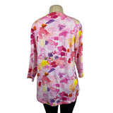 Parsley & Sage Womens V-Neck Floral Print Top Shirt Sz M - New