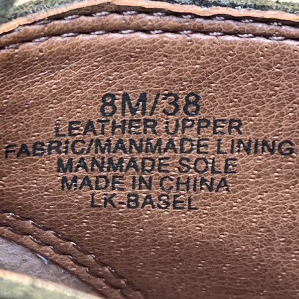 Lucky Brand Women’s Dark Green Suede LK-Basel Zip Closure Ankle Booties Size 8M