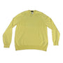 Brooks Brothers Men's Pastel Yellow Long Sleeve Round Neck Sweater Sz XL - NWT