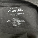 Cobra Kai BioWorld Black Cotton Mens Graphic T-Shirt Size XL