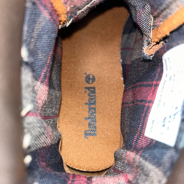 Timberland Men’s Brown Nubuck Casual Workwear Waterproof Lace-Up Boots Size 10