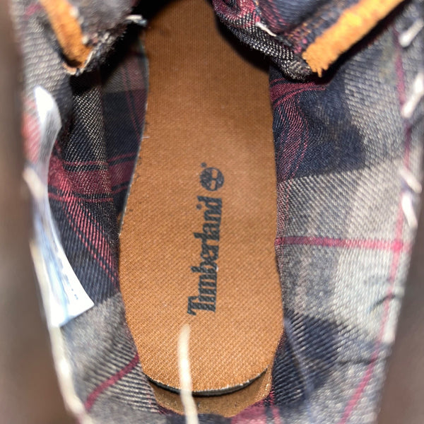 Timberland Men’s Brown Nubuck Casual Workwear Waterproof Lace-Up Boots Size 10