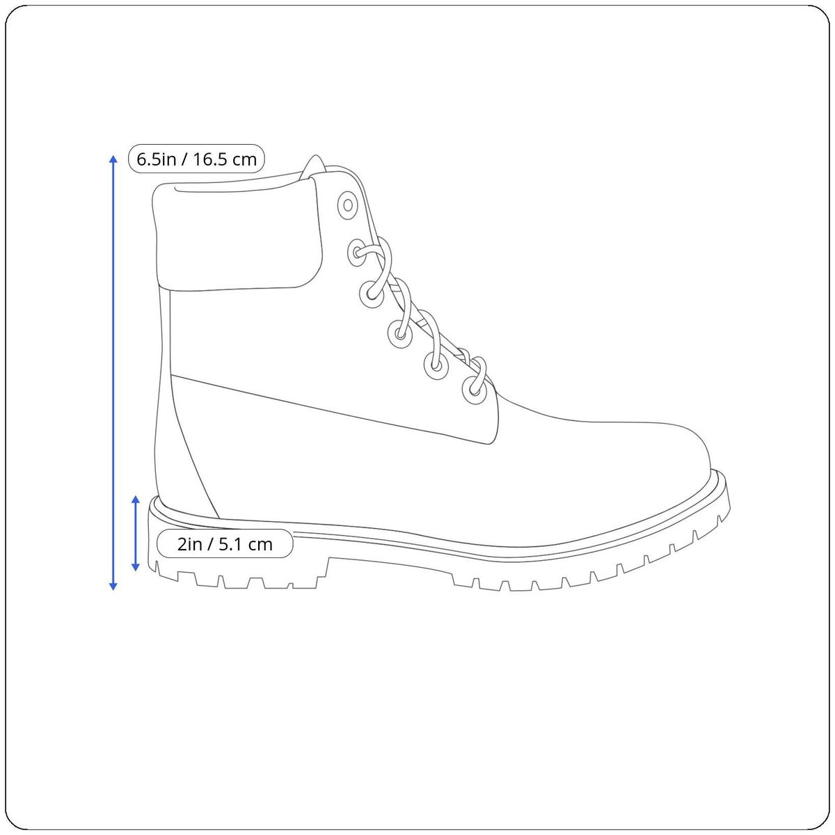 Timberland Men’s Brown Nubuck Casual Workwear Waterproof Lace-Up Boots Size 10