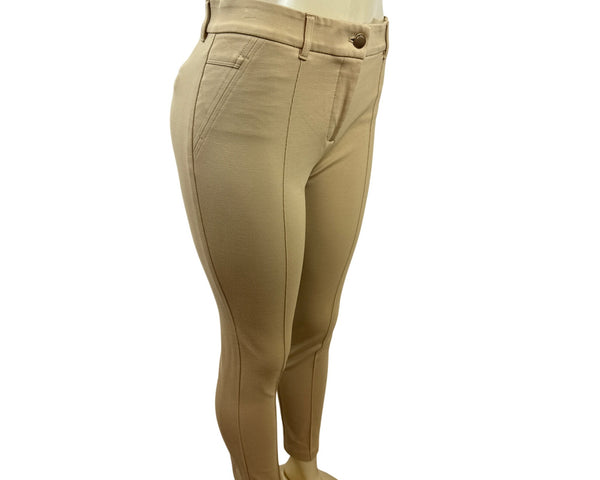 Chicos So Slimming Beige Ankle Pants Women Regular Size 0