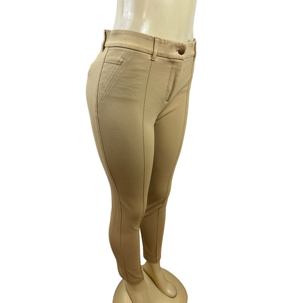 Chicos So Slimming Beige Ankle Pants Women Regular Size 0