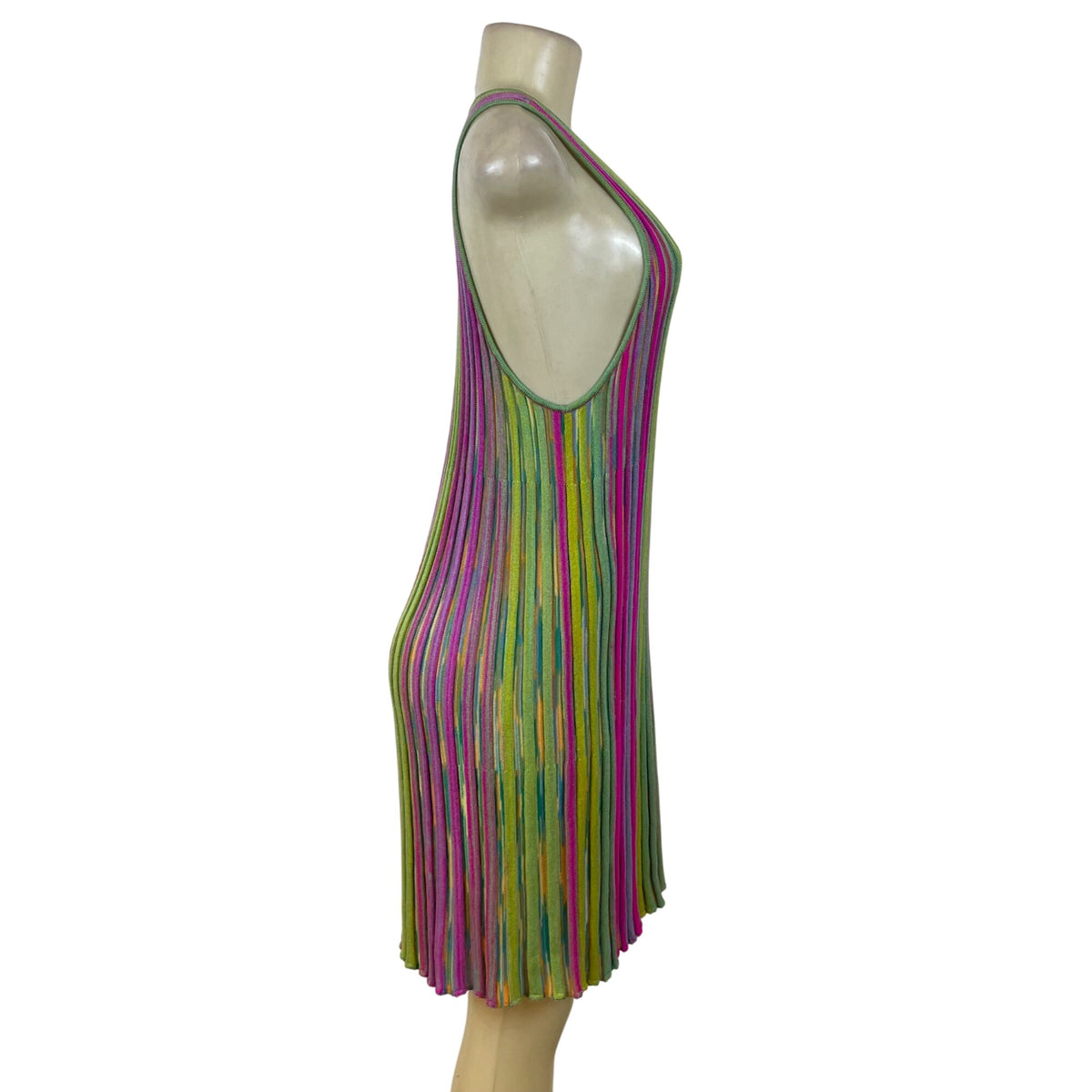 Daily Practice Womens Multicolor Acrylic Striped Sleeveless Knit Dress Size XL