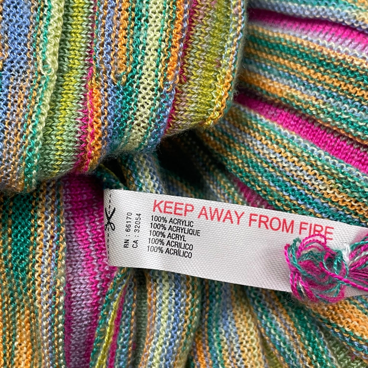 Daily Practice Womens Multicolor Acrylic Striped Sleeveless Knit Dress Size XL