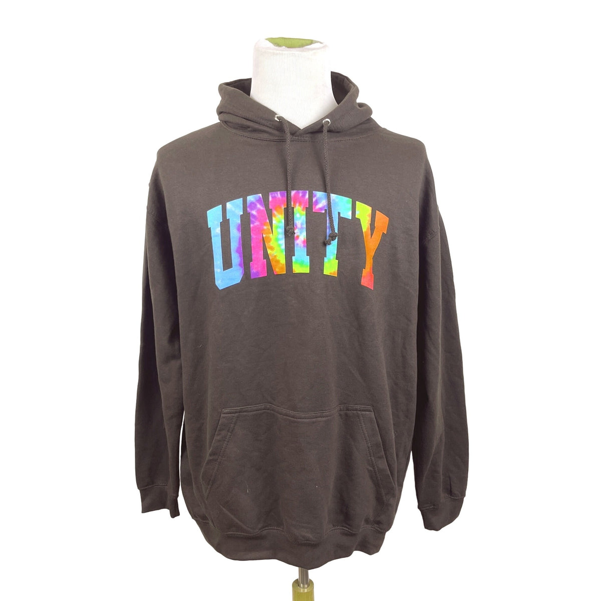 Fashion Nova Men's Brown Unity  Long Sleeve Hoodie Sz XL- NWT