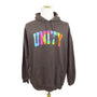 Fashion Nova Men's Brown Unity  Long Sleeve Hoodie Sz XL- NWT