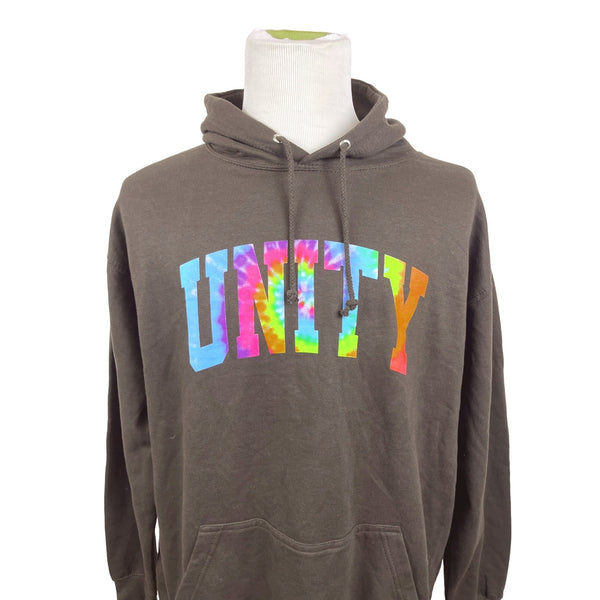 Fashion Nova Men's Brown Unity  Long Sleeve Hoodie Sz XL- NWT