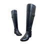 Easy Spirit Black Leather Knee-High Zip Up Closure Eslabarca Riding Boots Sz 6M